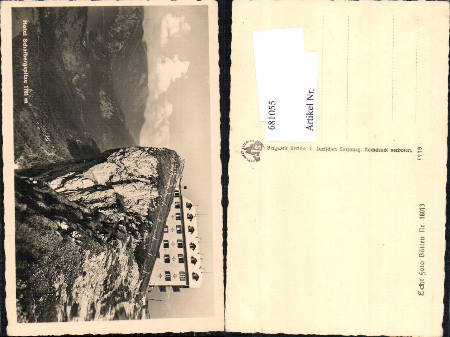 681055 Schafberg Schafbergspitze Hotel St. Wolfgang