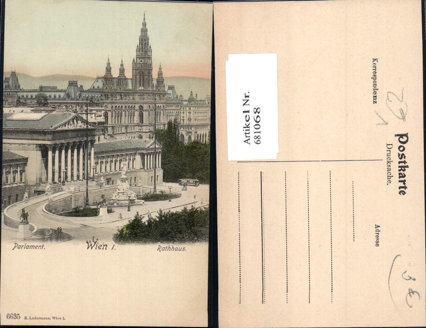 Alte Ansichtskarte – Old Postcard