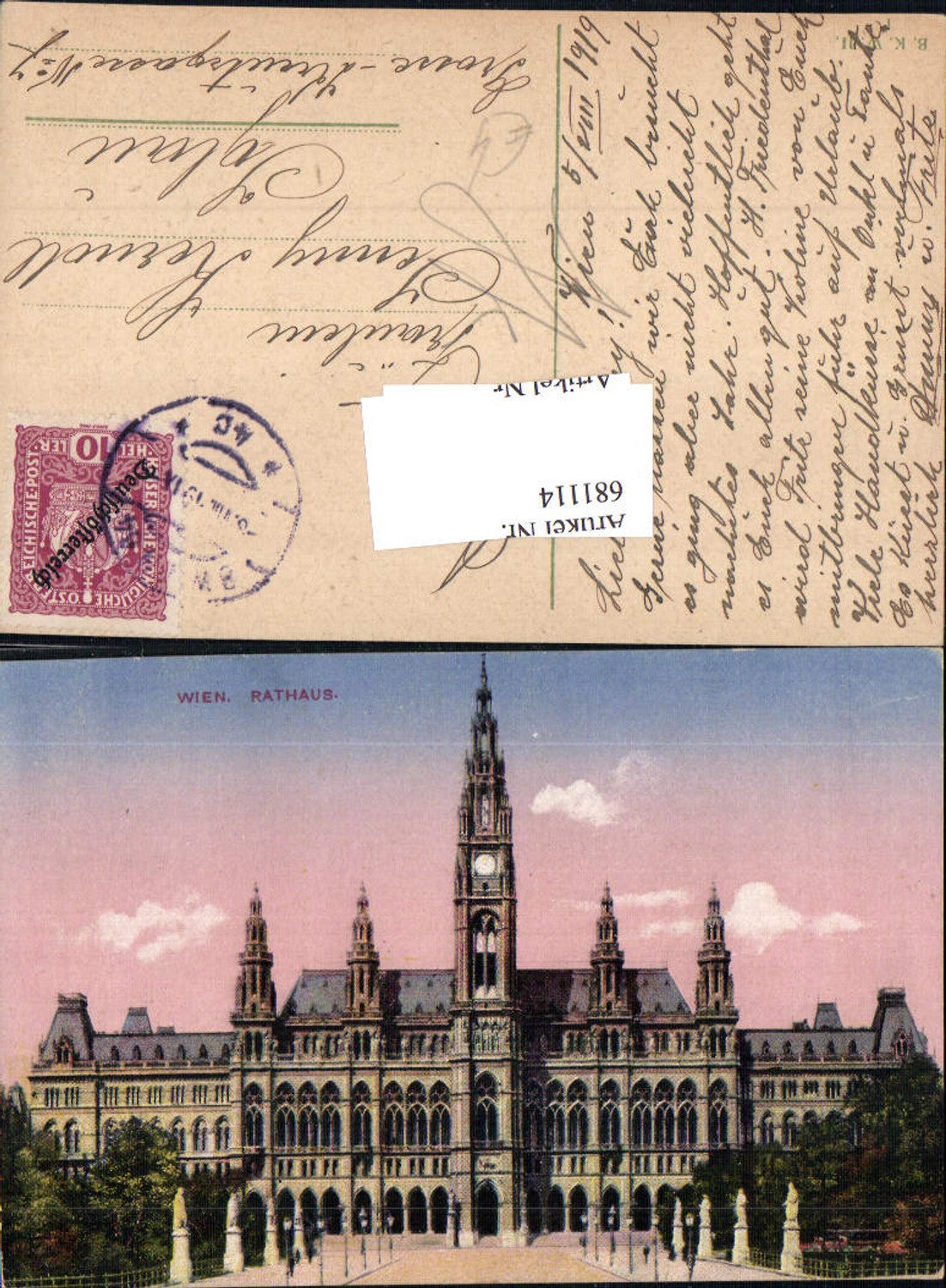Alte Ansichtskarte – Old Postcard
