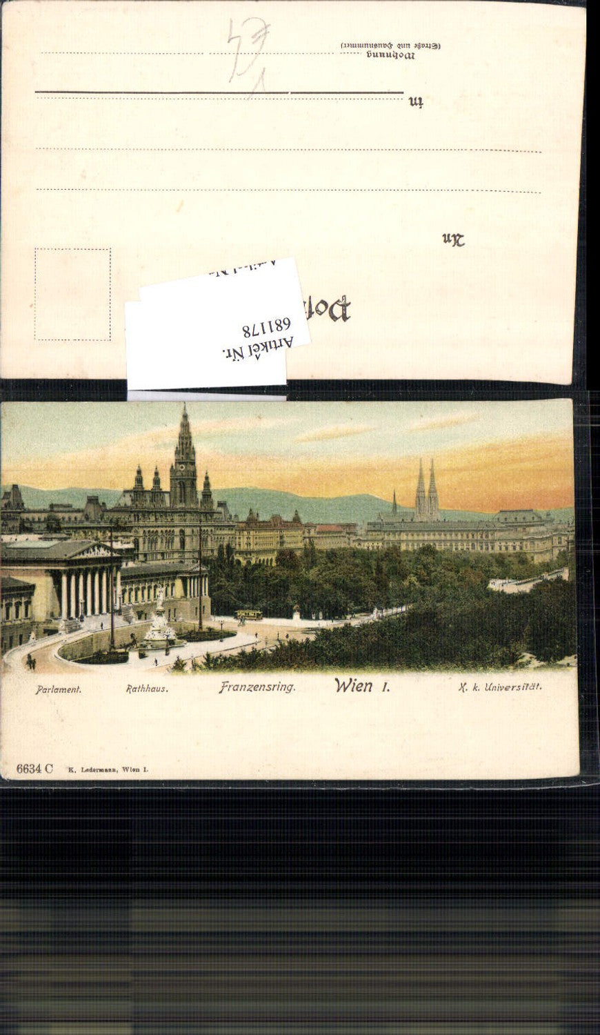 Alte Ansichtskarte – Old Postcard