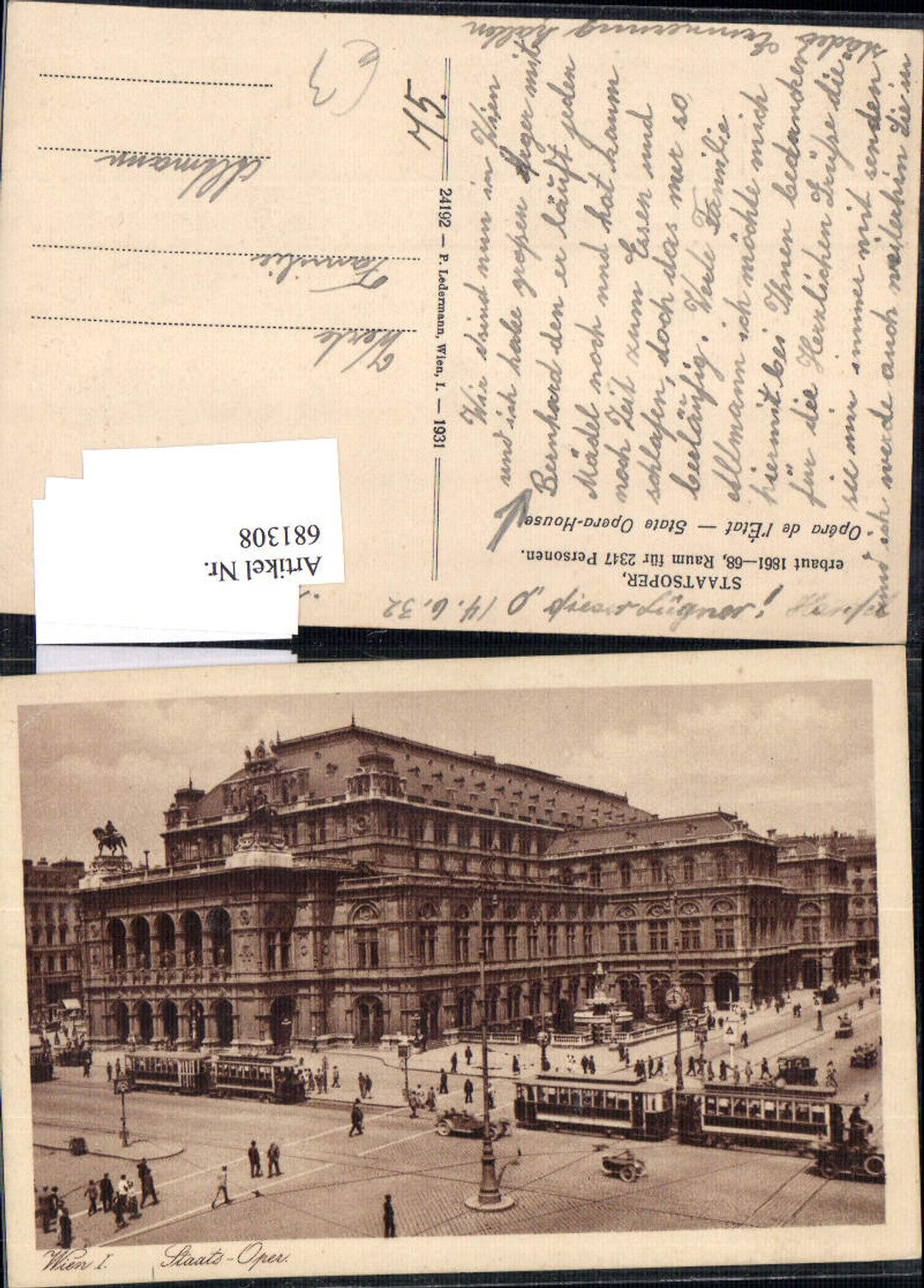 Alte Ansichtskarte – Old Postcard