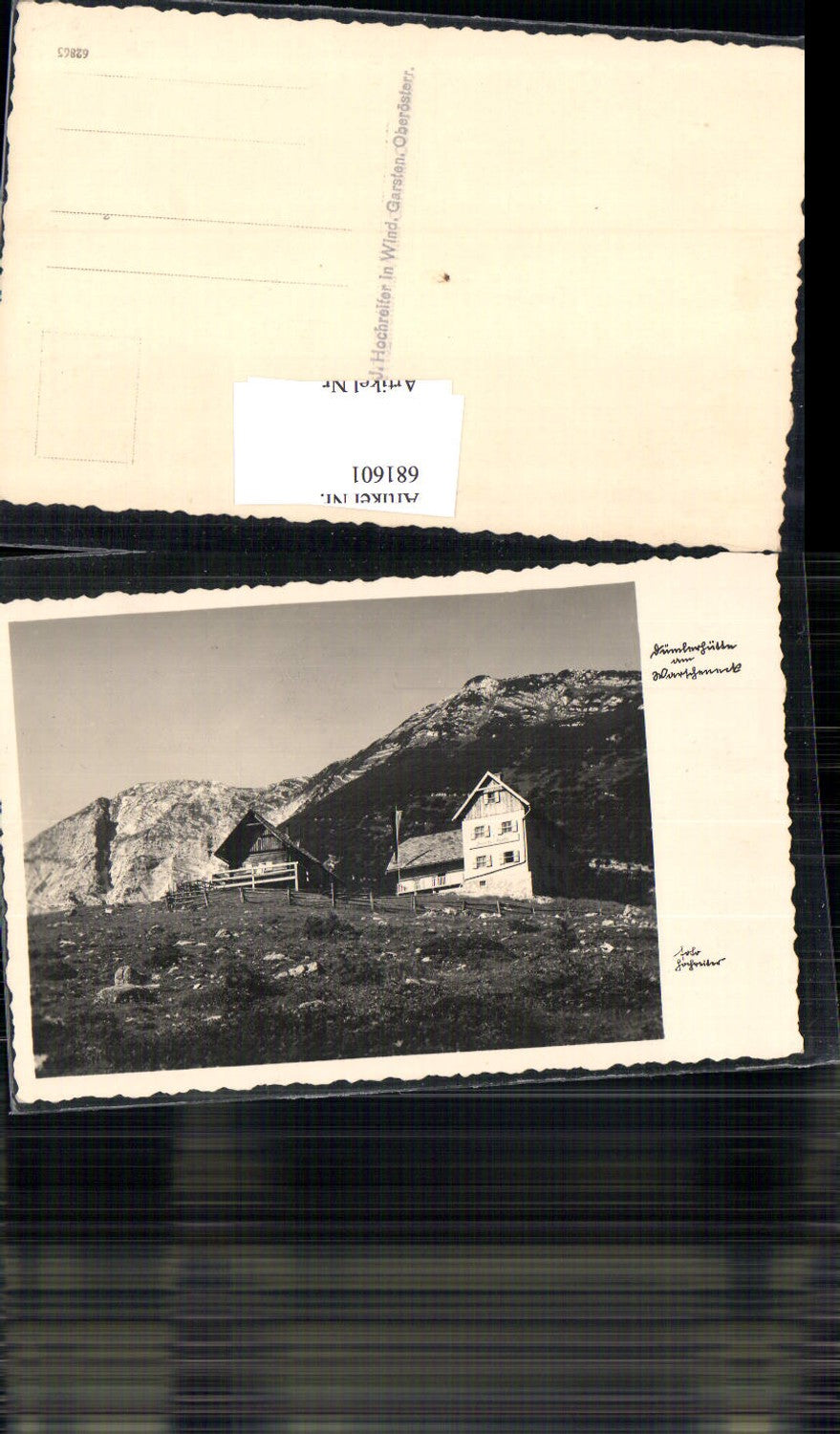 681601 Dümlerhütte am Warscheneck Roßleithen Spital am Pyhrn Windischgarsten pub Hochreiter