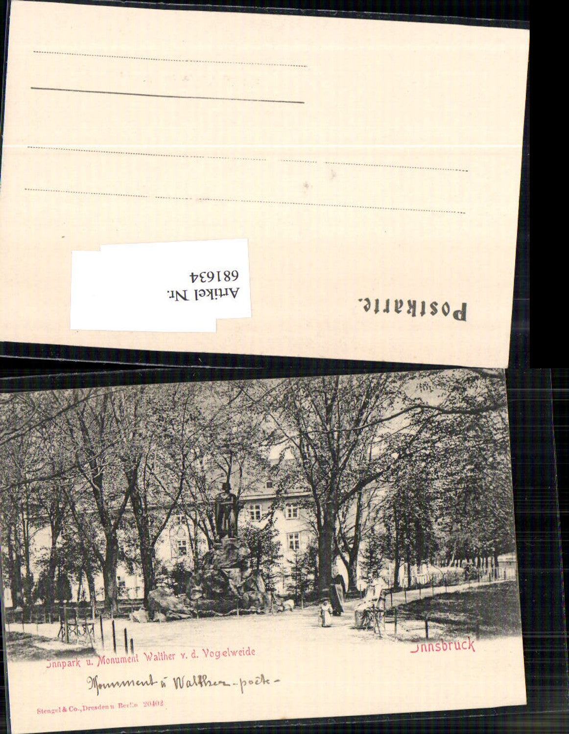 Alte Ansichtskarte – Old Postcard