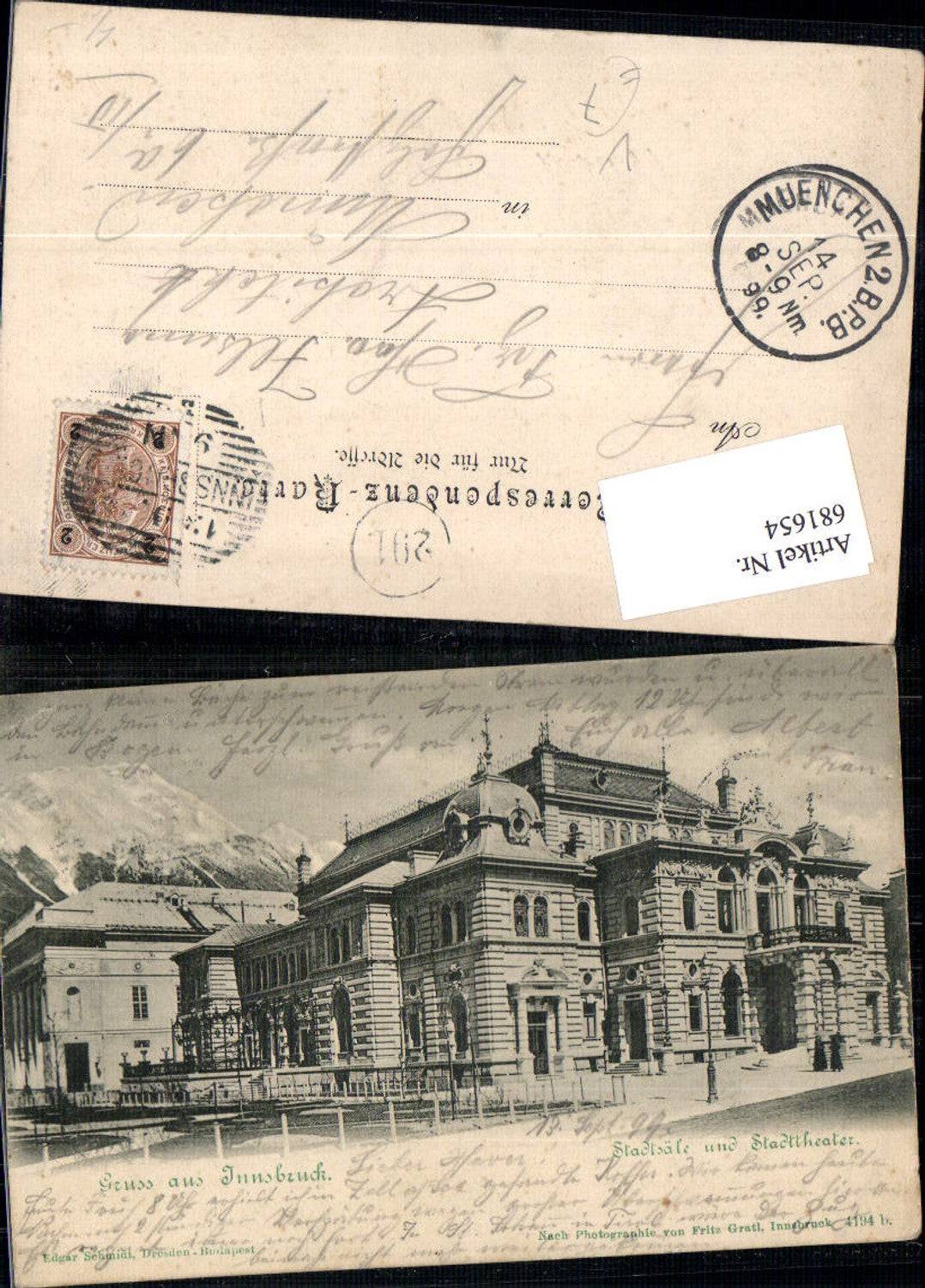 Alte Ansichtskarte – Old Postcard