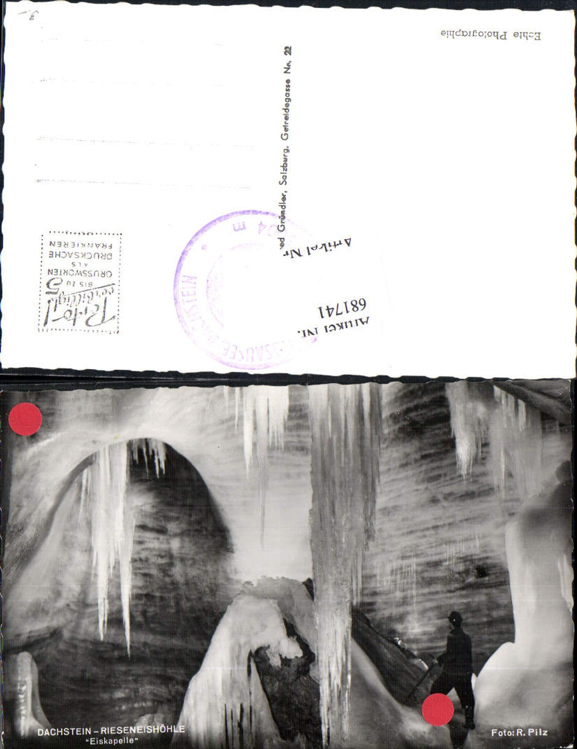 681741 Dachstein Rieseneishöhle Höhle Obertraun