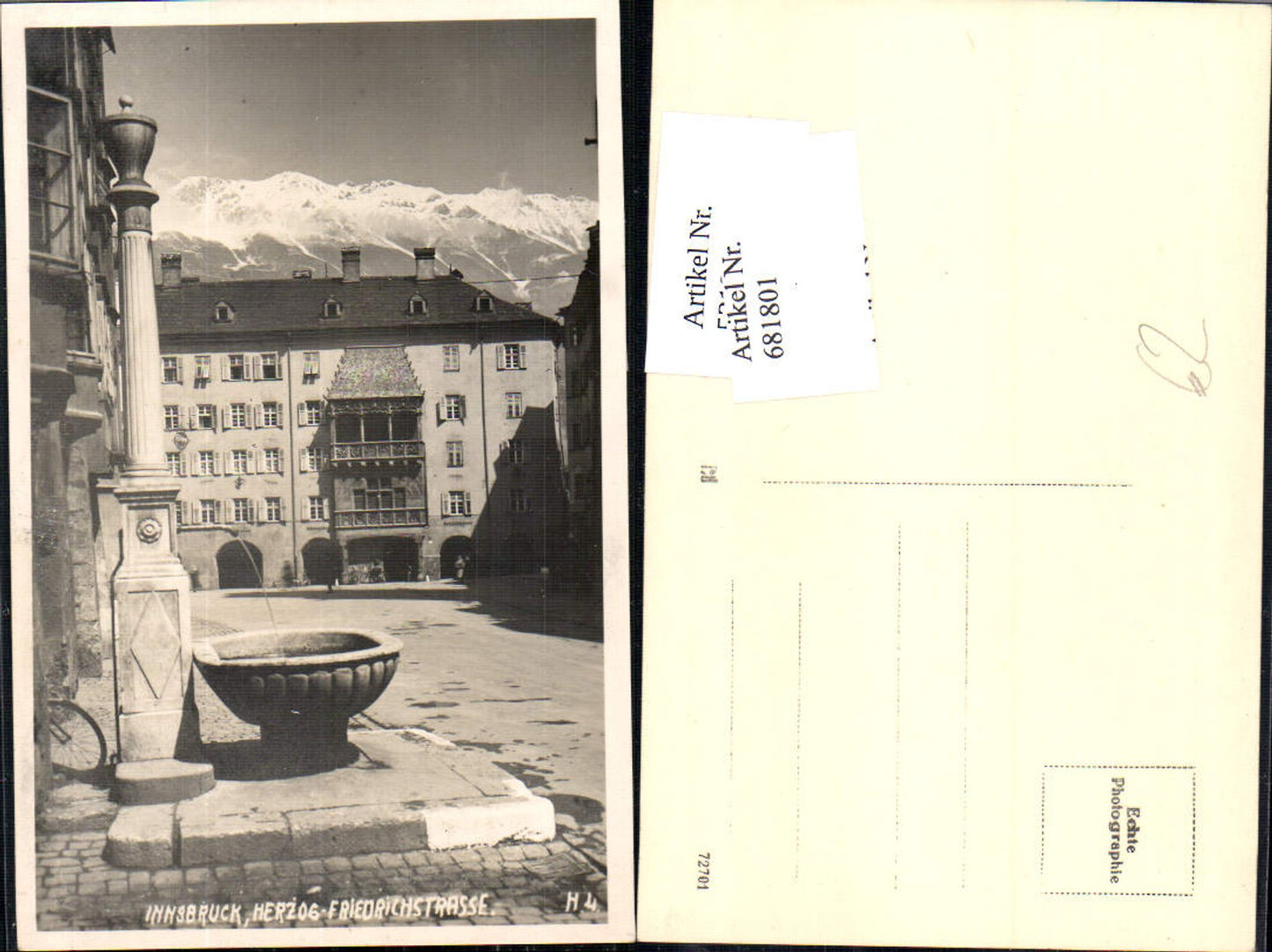 Alte Ansichtskarte – Old Postcard