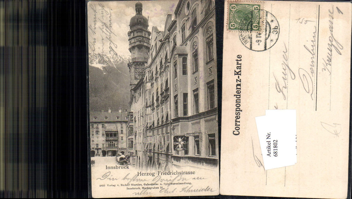 Alte Ansichtskarte – Old Postcard
