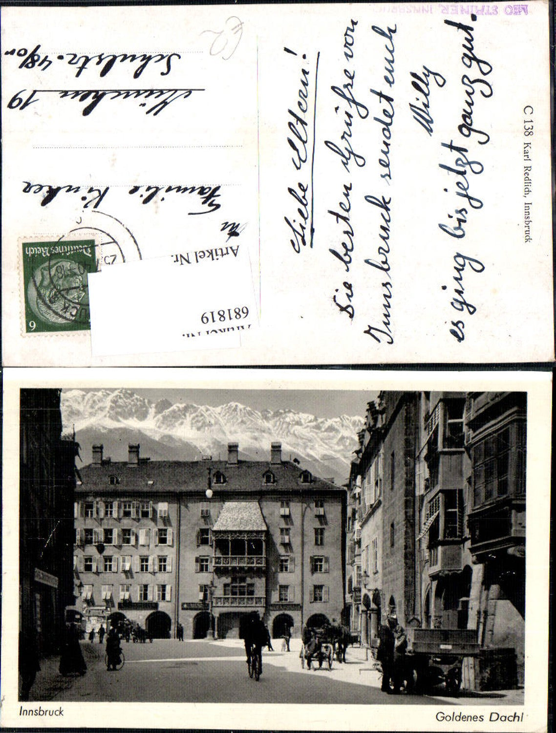 Alte Ansichtskarte – Old Postcard