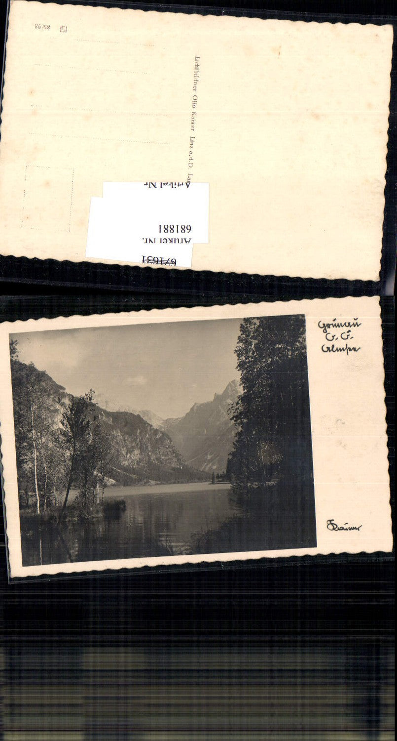 681881 Grünau im Almtal Almsee pub Kaiser Otto