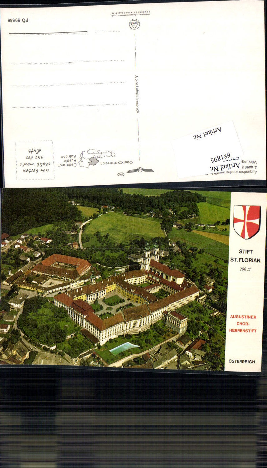 681895 St. Florian Luftbild Fliegeraufnahme pub Alpine FÖ 59585