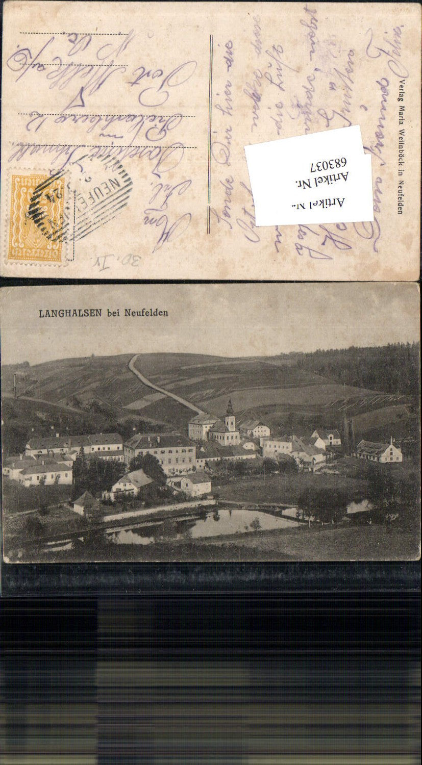 683037 seltene AK Langhalsen bei Neufelden im Mühlkreis Mühlviertel Rohrbach