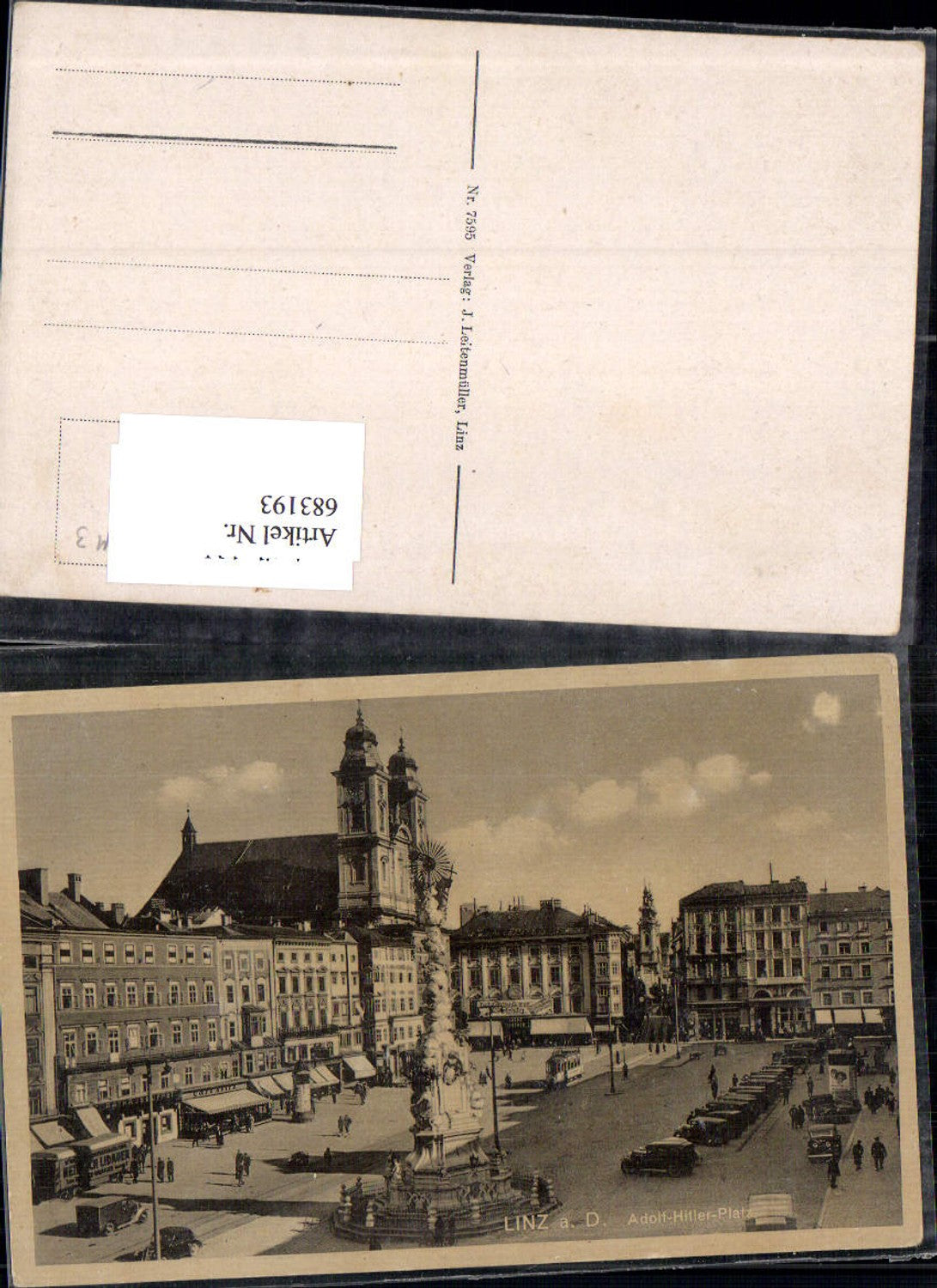 683193 Linz an der Donau Adolf Hitler Platz