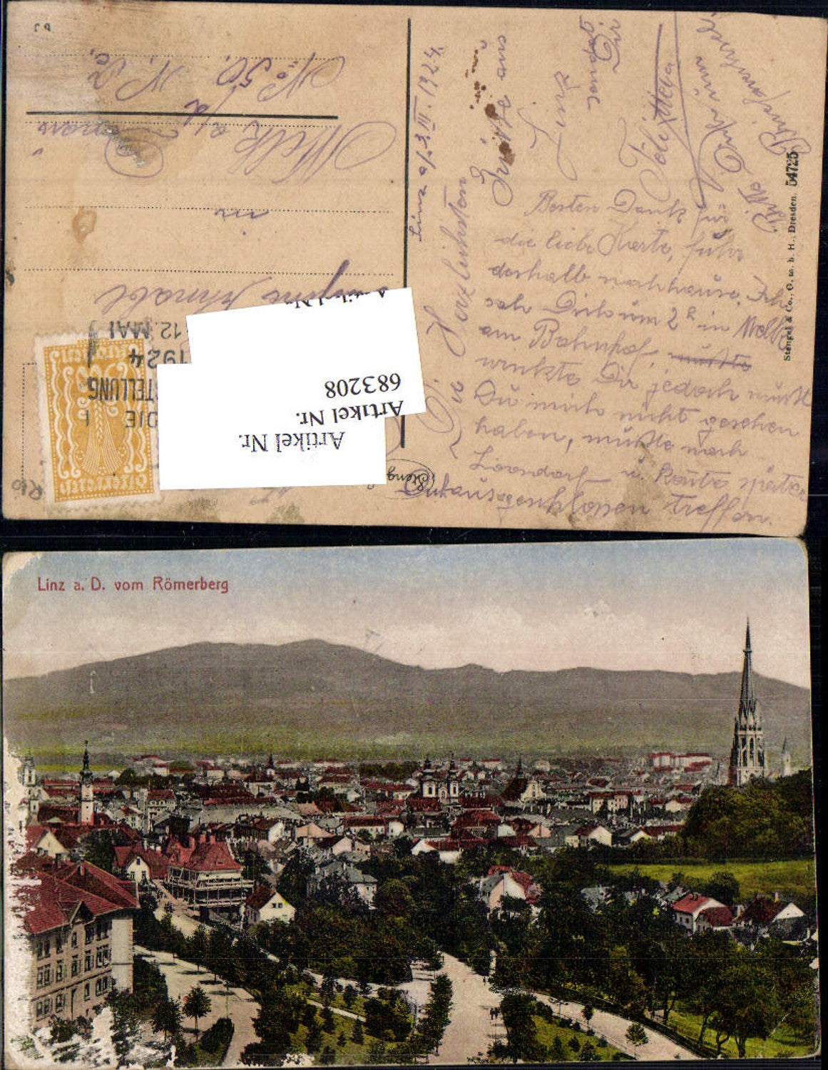 683208 Linz an der Donau vom Römerberg