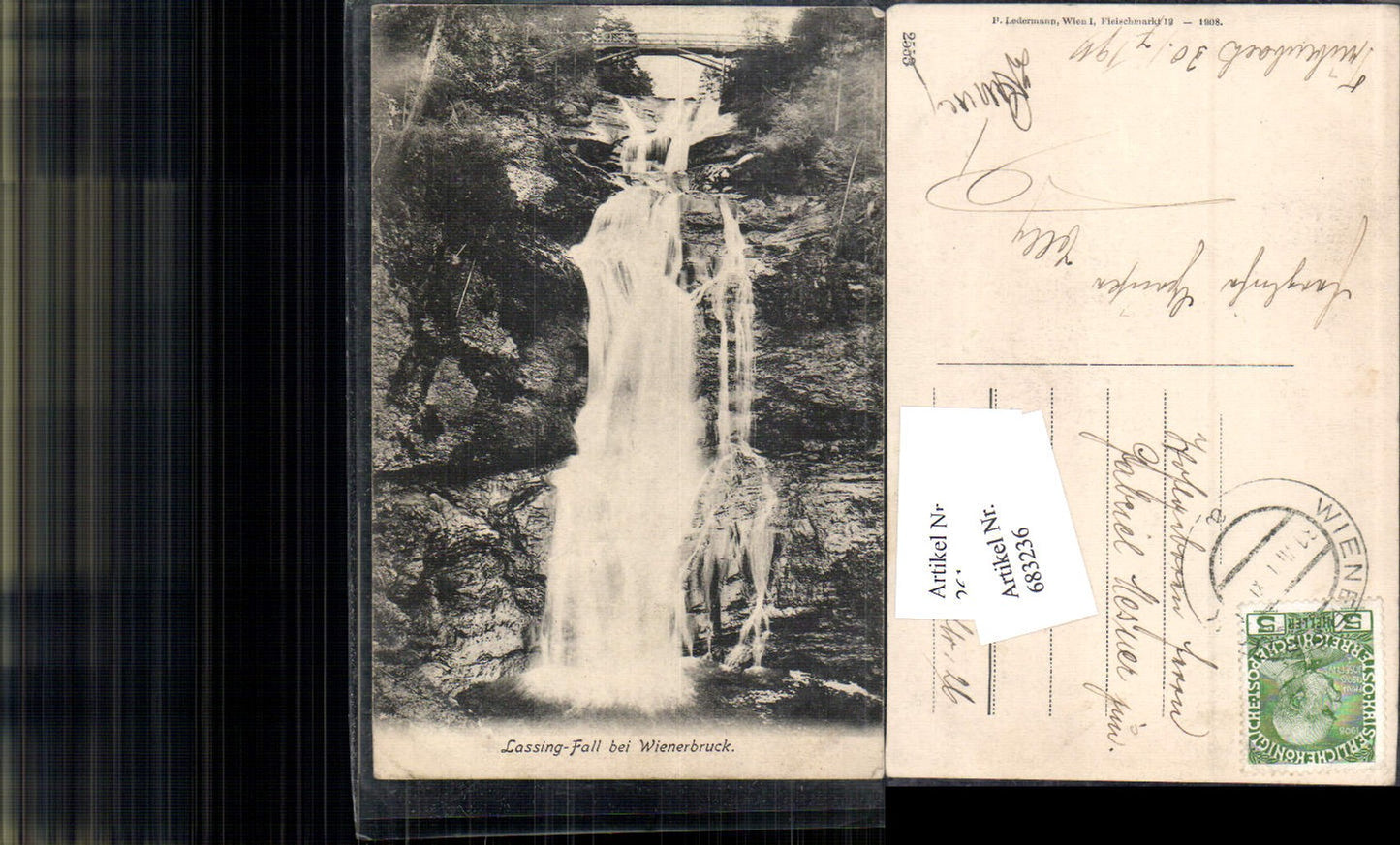 683236 Lassing-Fall Ötschergräben b. Kienberg Gaming Wienerbruck pub Ledermann 2553