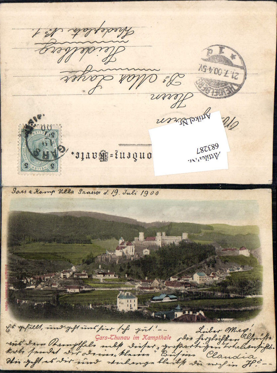 683287 Gars Thunau am Kamp Kampthale 1900