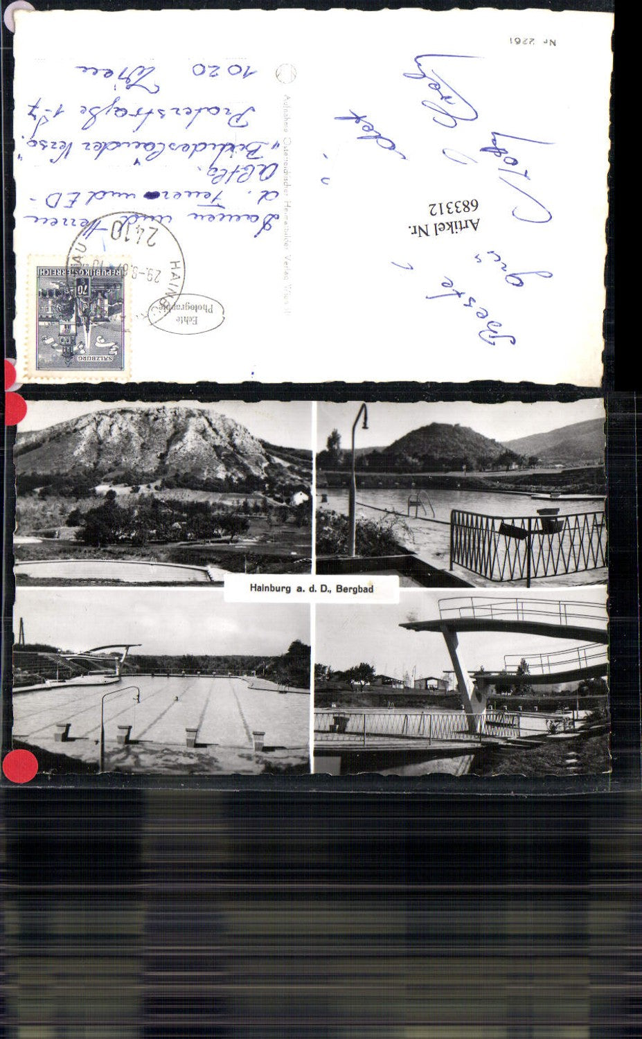 683312 Hainburg an der Donau Bergbad Freibad Bad