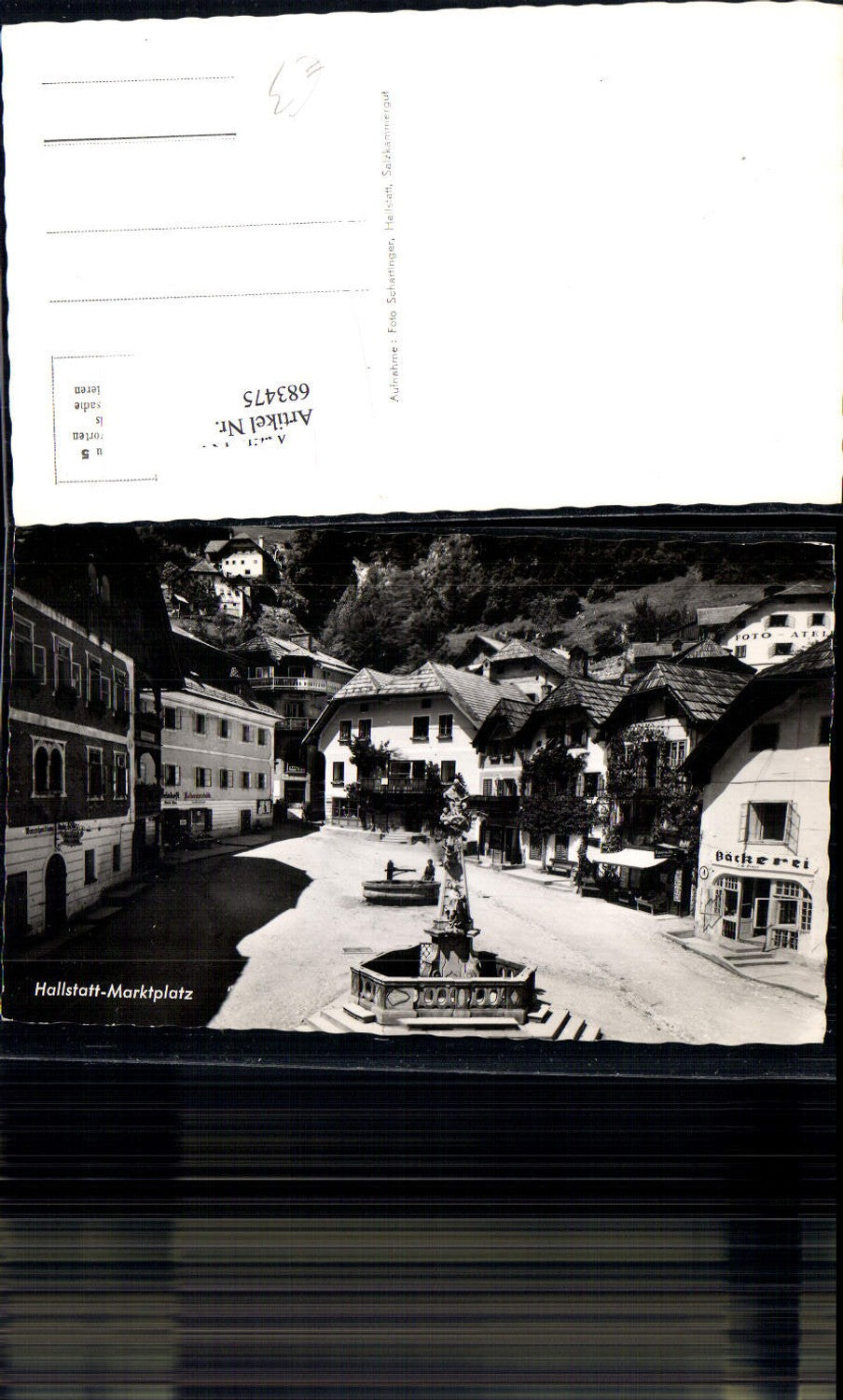 683475 Hallstatt am Hallstättersee Marktplatz m. Bäckerei
