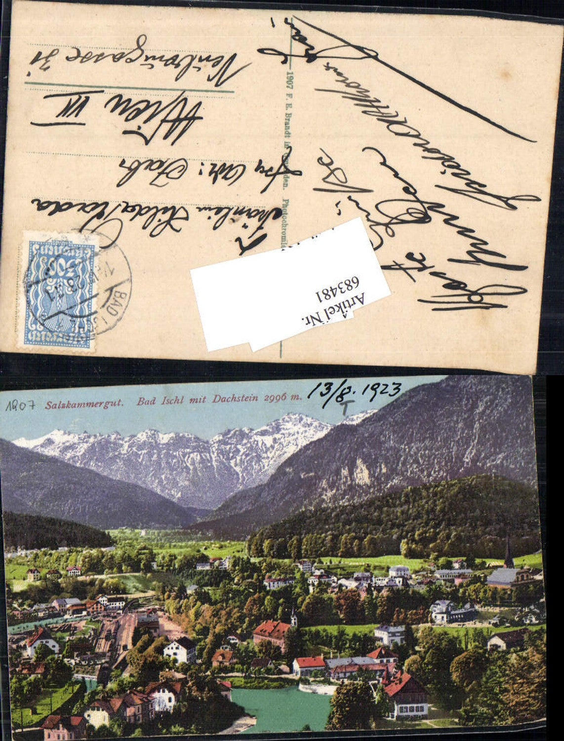 683481 Salzkammergut Bad Ischl m. Dachstein pub Brandt 904