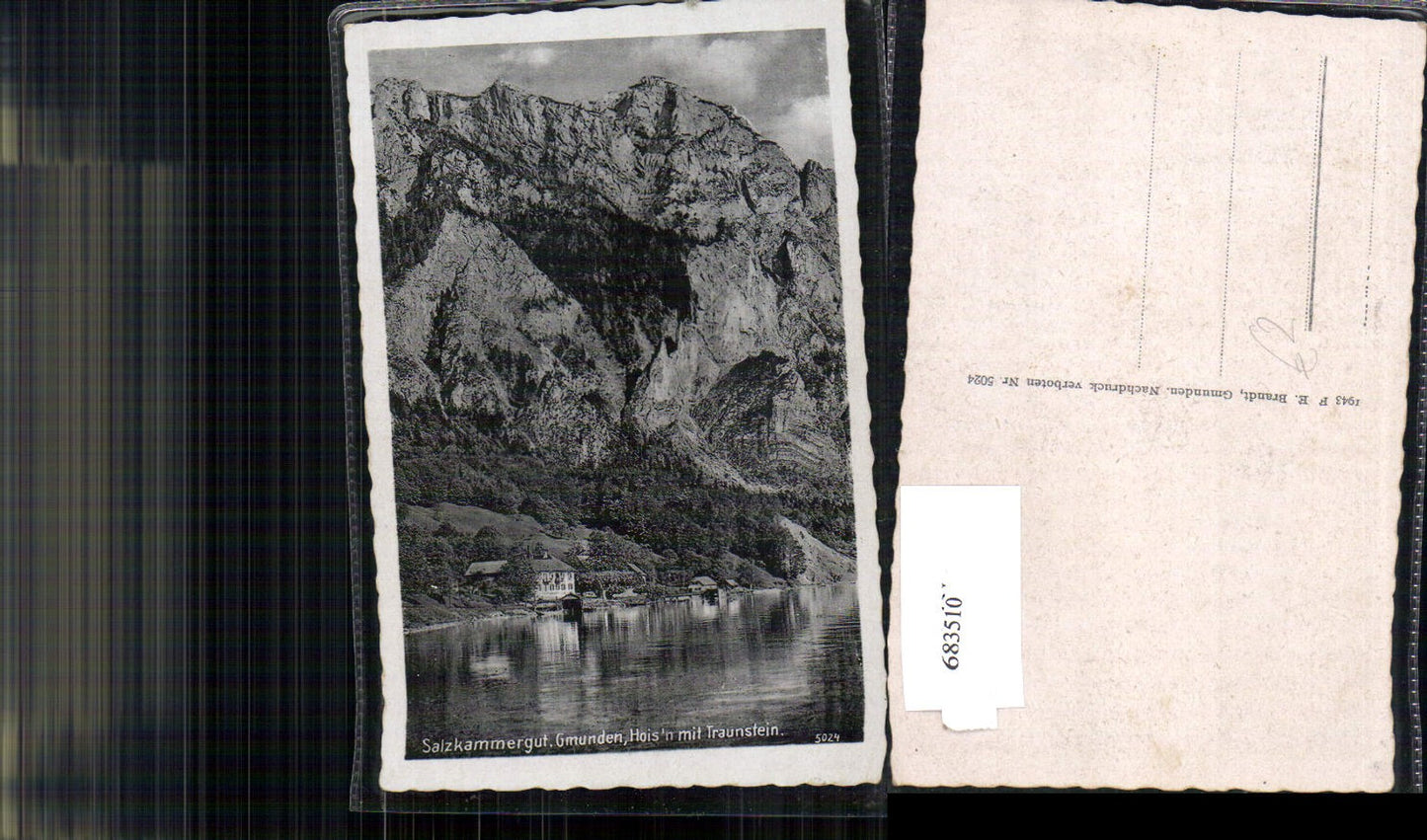 683510 Gmunden am Traunsee Gasthaus Hoisn Traunstein pub Brandt 5024