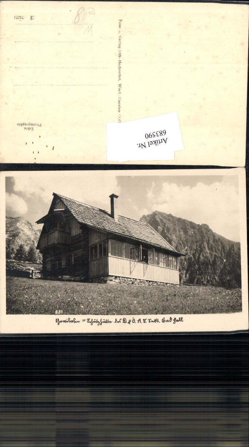 683590 Gowilalm Schutzhütte Sekt. Bad Hall b. Oberweng Spital am Pyhrn pub Hochreiter 231
