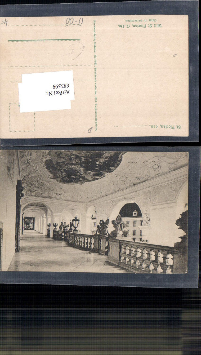 683599 Stift St. Florian Kaiserstock Gang