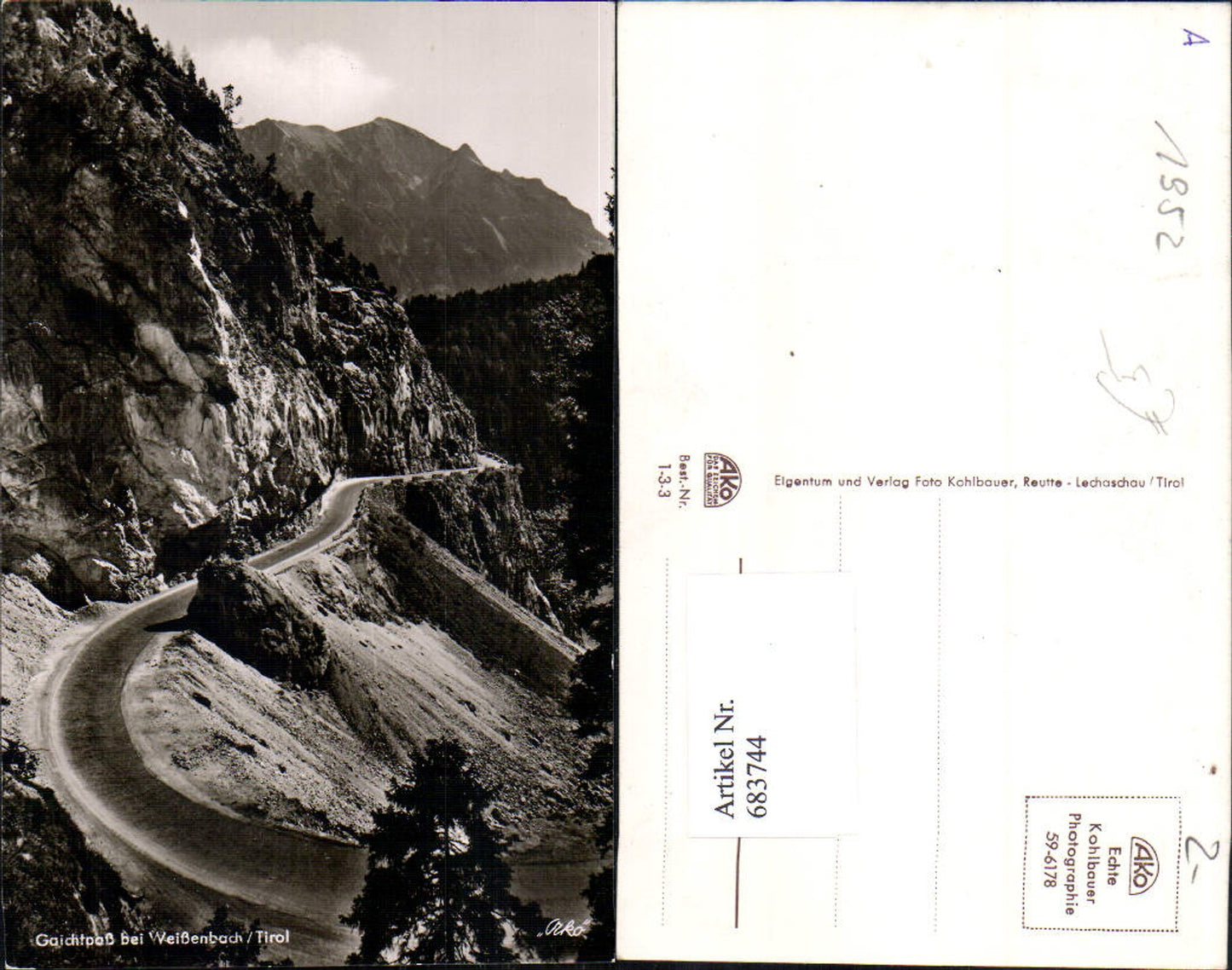 Alte Ansichtskarte – Old Postcard