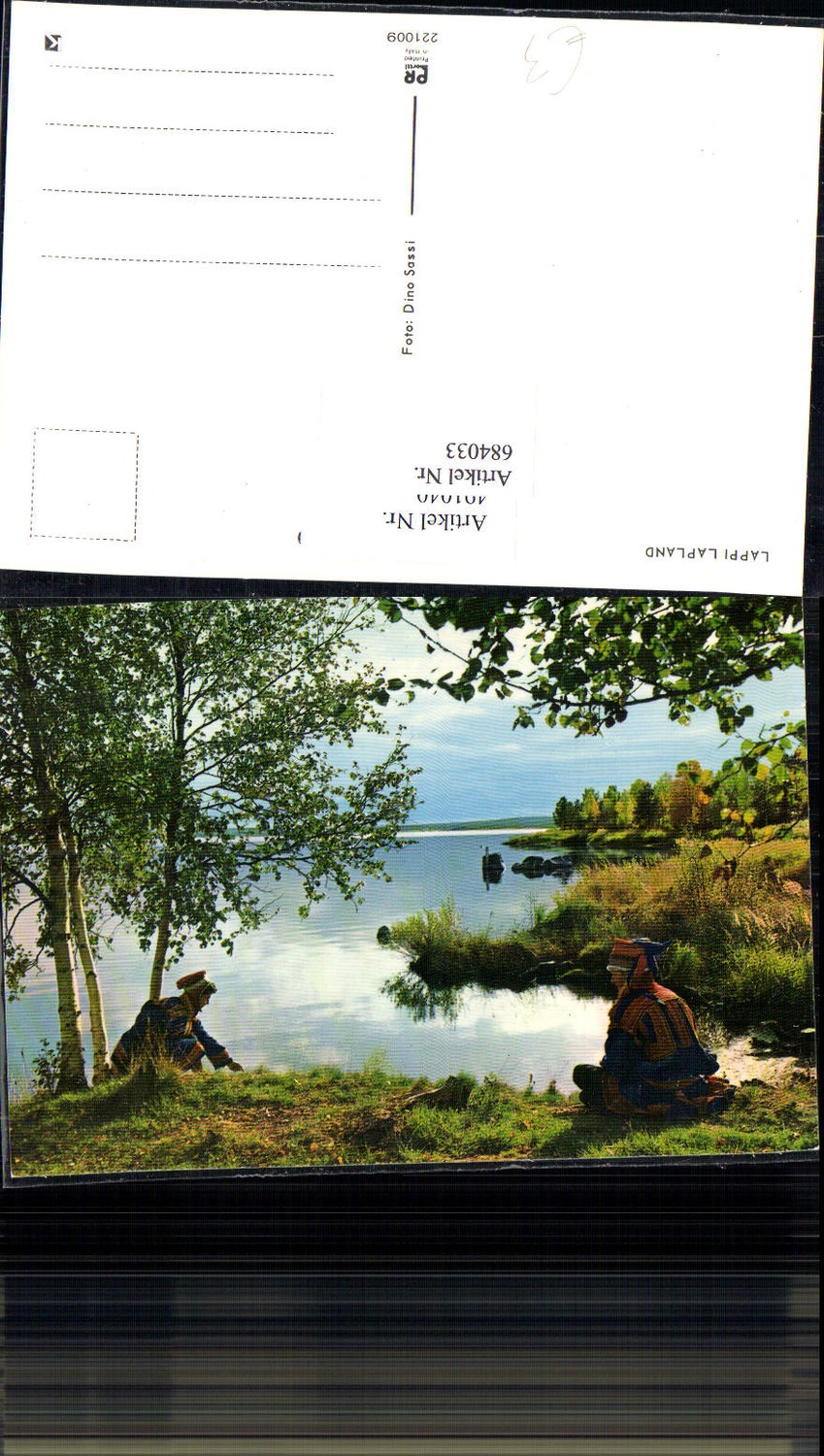 684033 Finnland Lappi Lapland Typen Trachten