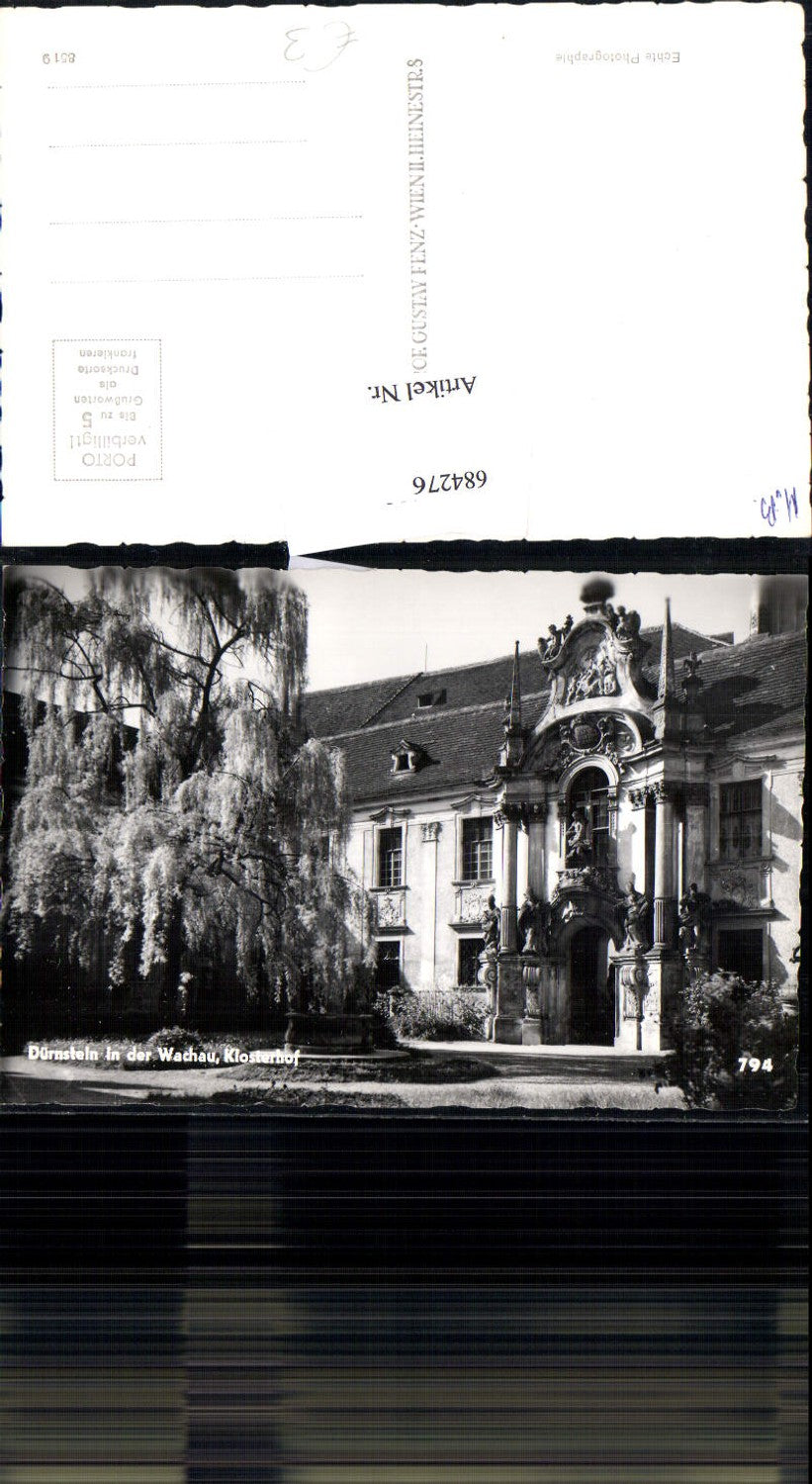 684276 Dürnstein in der Wachau Klosterhof Kloster