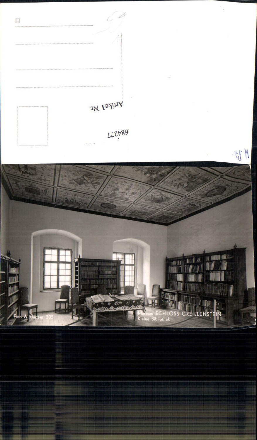 684277 Museum Schloss Greillenstein b. Horn Bibliothek Library pub Foto Klapper 305