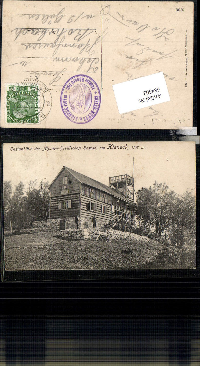 684302 Enzianhütte am Kieneck b. Thal Muggendorf pub Ledermann 8798