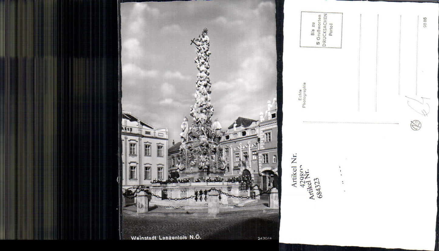 684323 Langenlois Dreifaltigkeitssäule