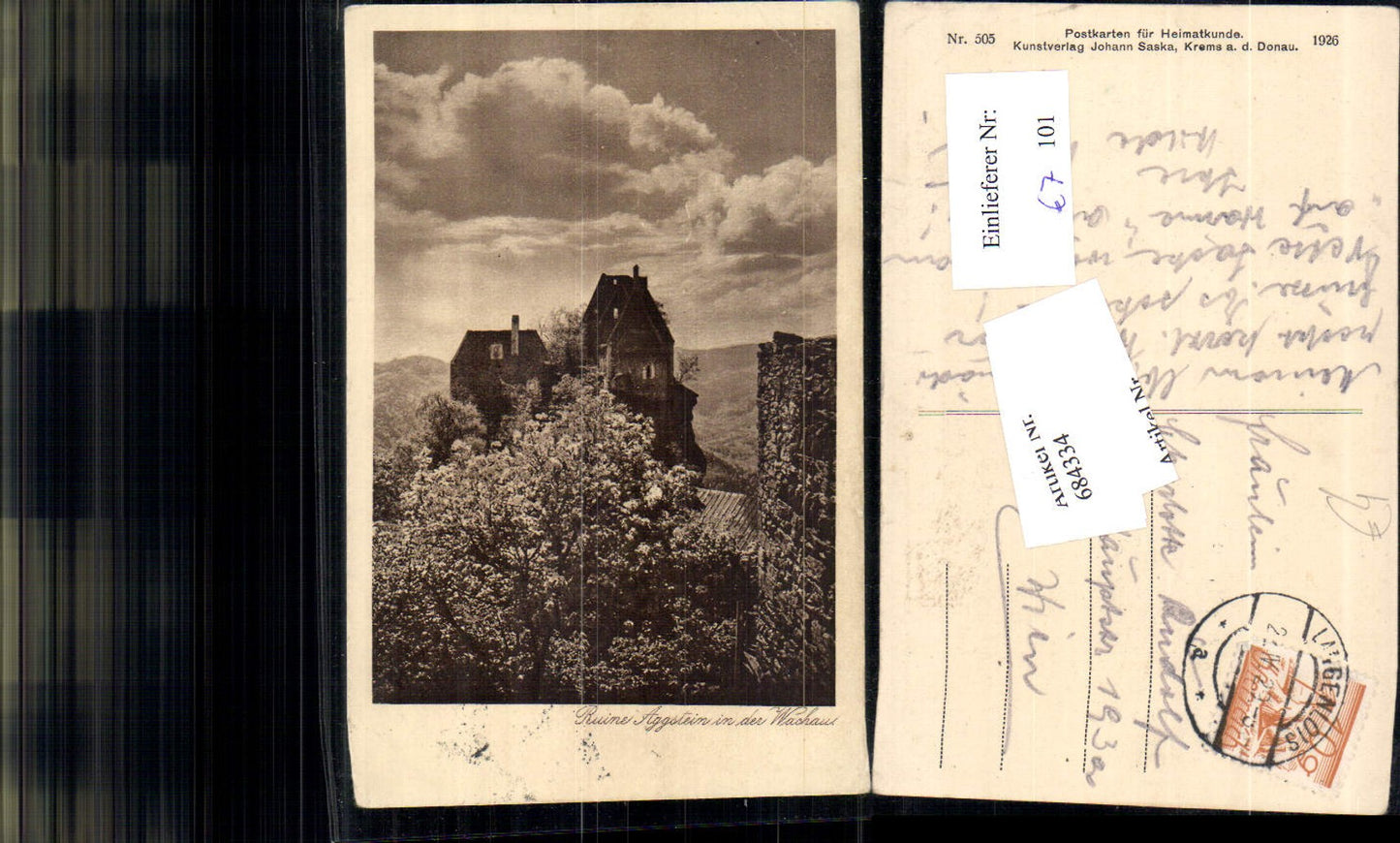 684334 Ruine Aggstein in der Wachau