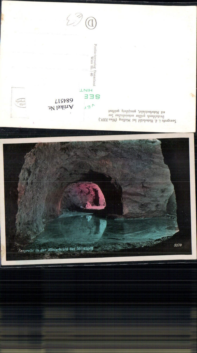684517 Seegrotte Grotte Höhle Hinterbrühl Mödling