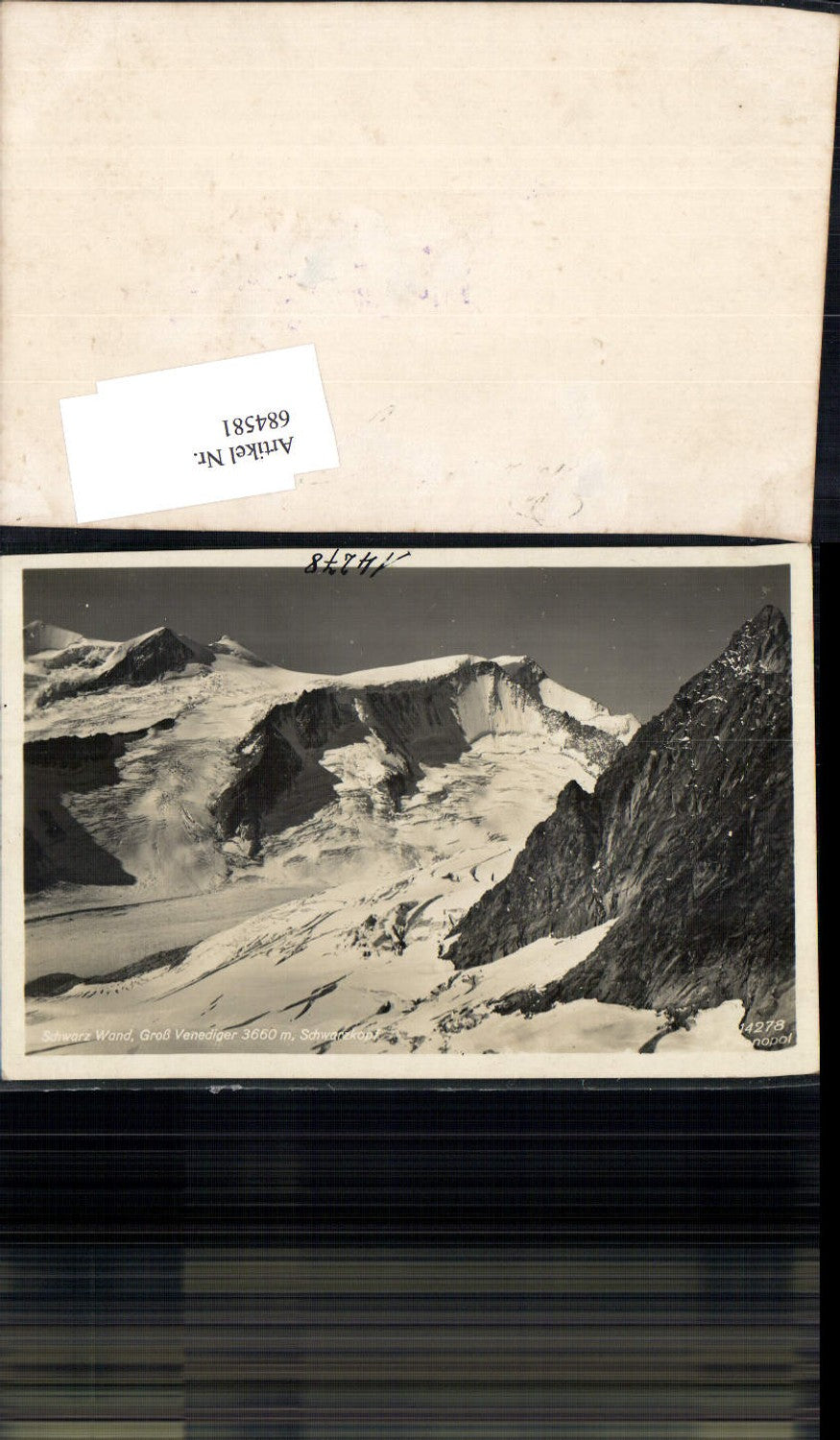 684581 Schwarzkopf Schwarze Wand Großvenediger b. Brambach Neukirchen