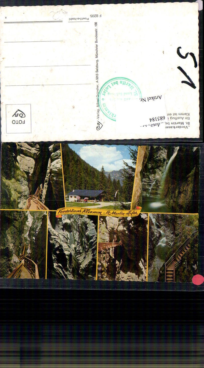 685184 Lofer St. Martin Vorderkaser Klamm