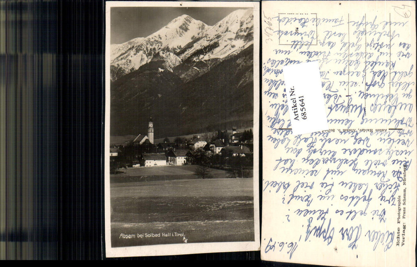 Alte Ansichtskarte – Old Postcard