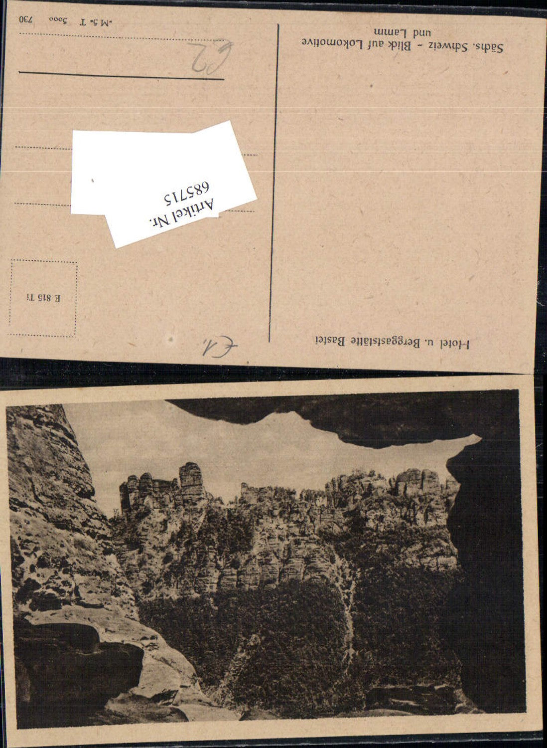 685715 Sächsische Schweiz Rathen Lohmen Wehlen Bastei