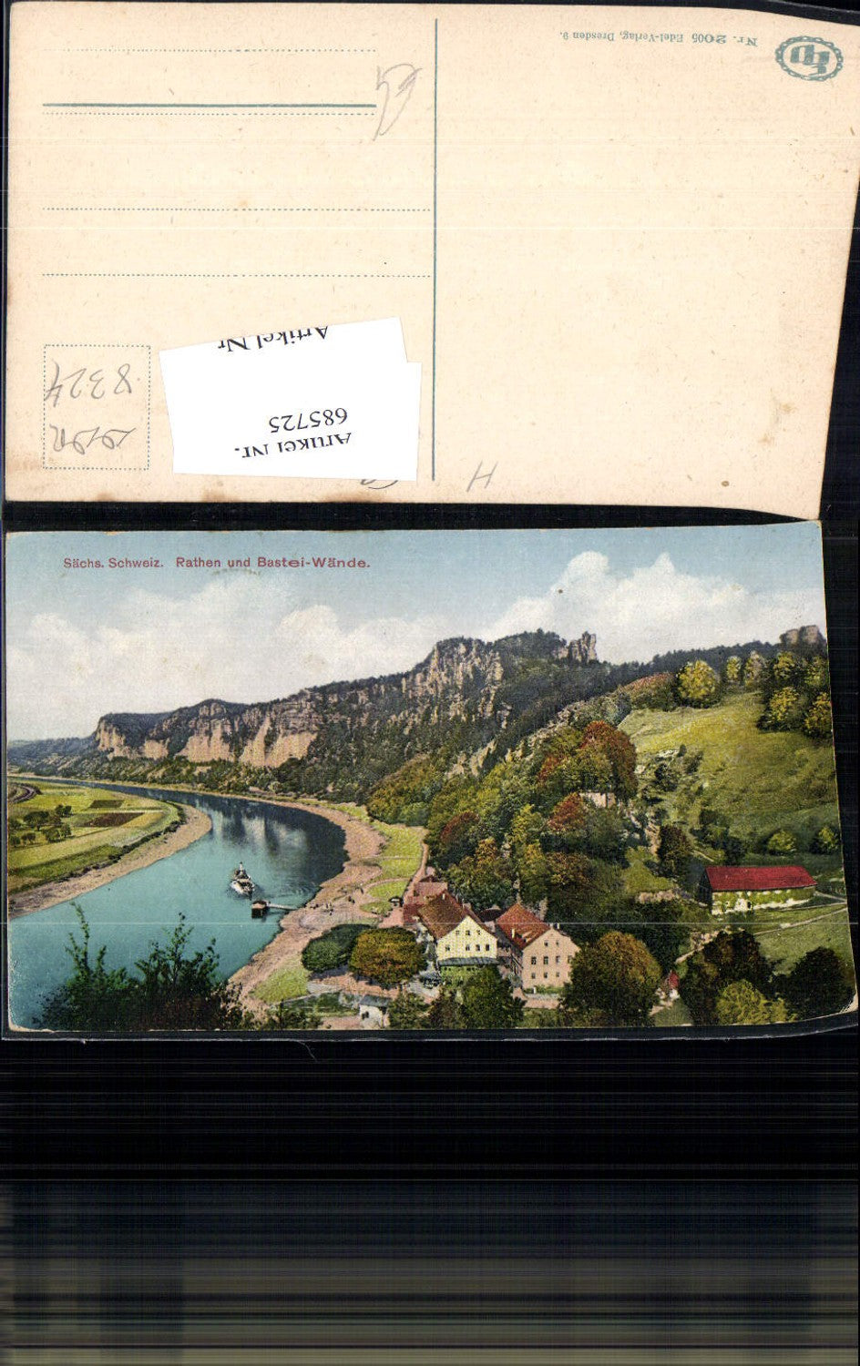 685725 Sächsische Schweiz Rathen Lohmen Wehlen Bastei