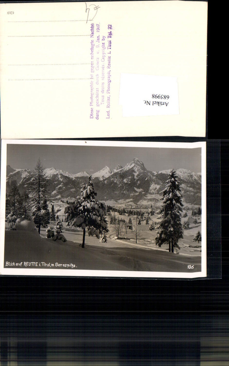 Alte Ansichtskarte – Old Postcard