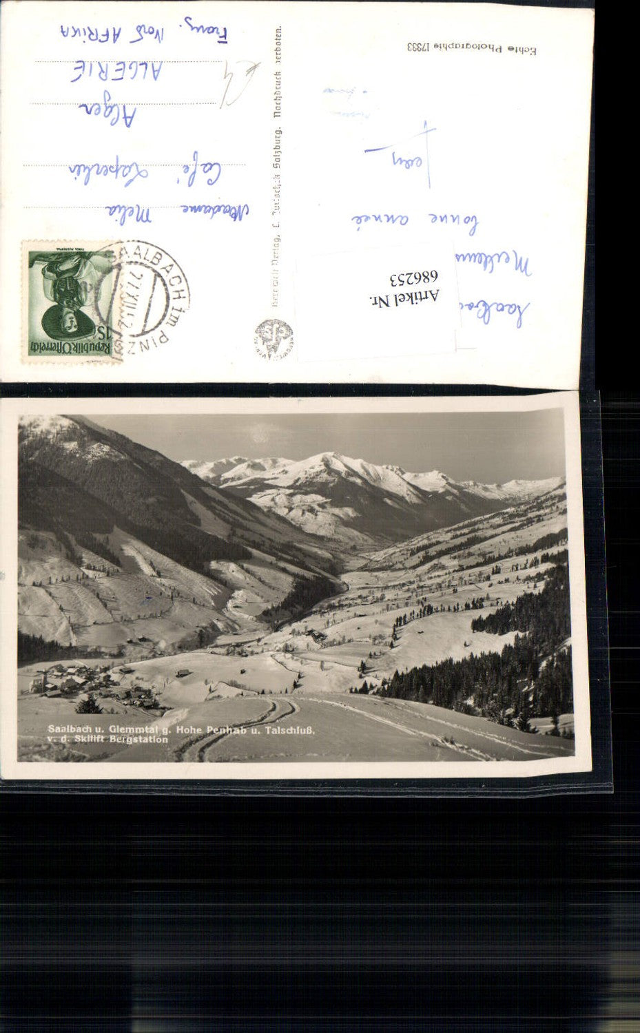 686253 Saalbach Hinterglemm Penhab Skilift