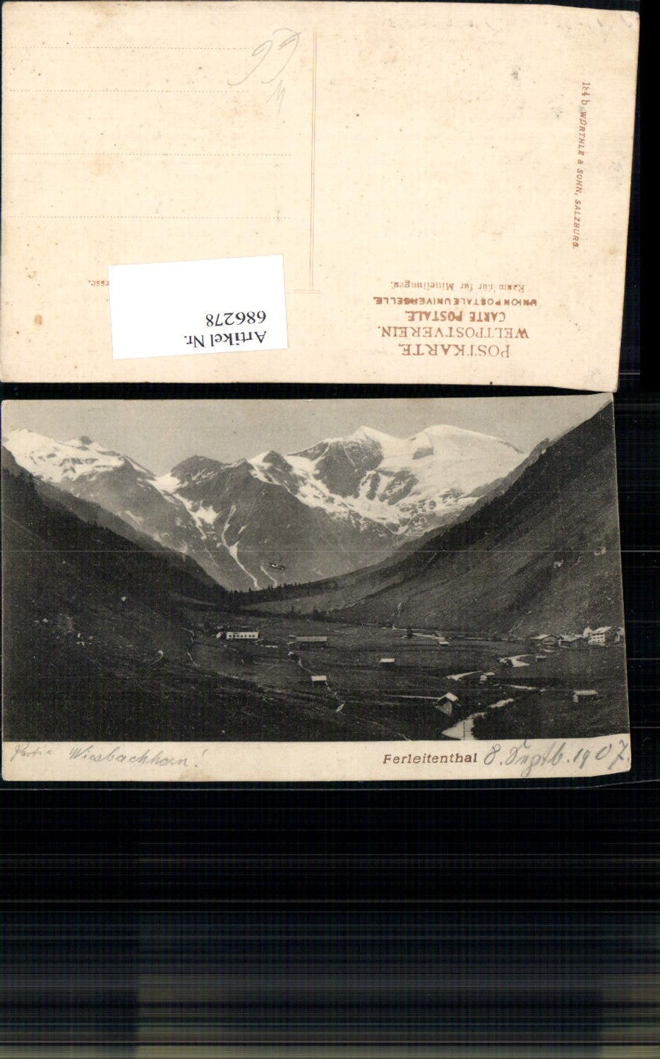 686278 Ferleitental Ferleiten Wiesbachhorn