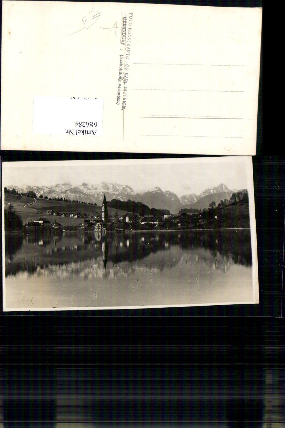 686284 Foto-AK Oberndorf bei Salzburg