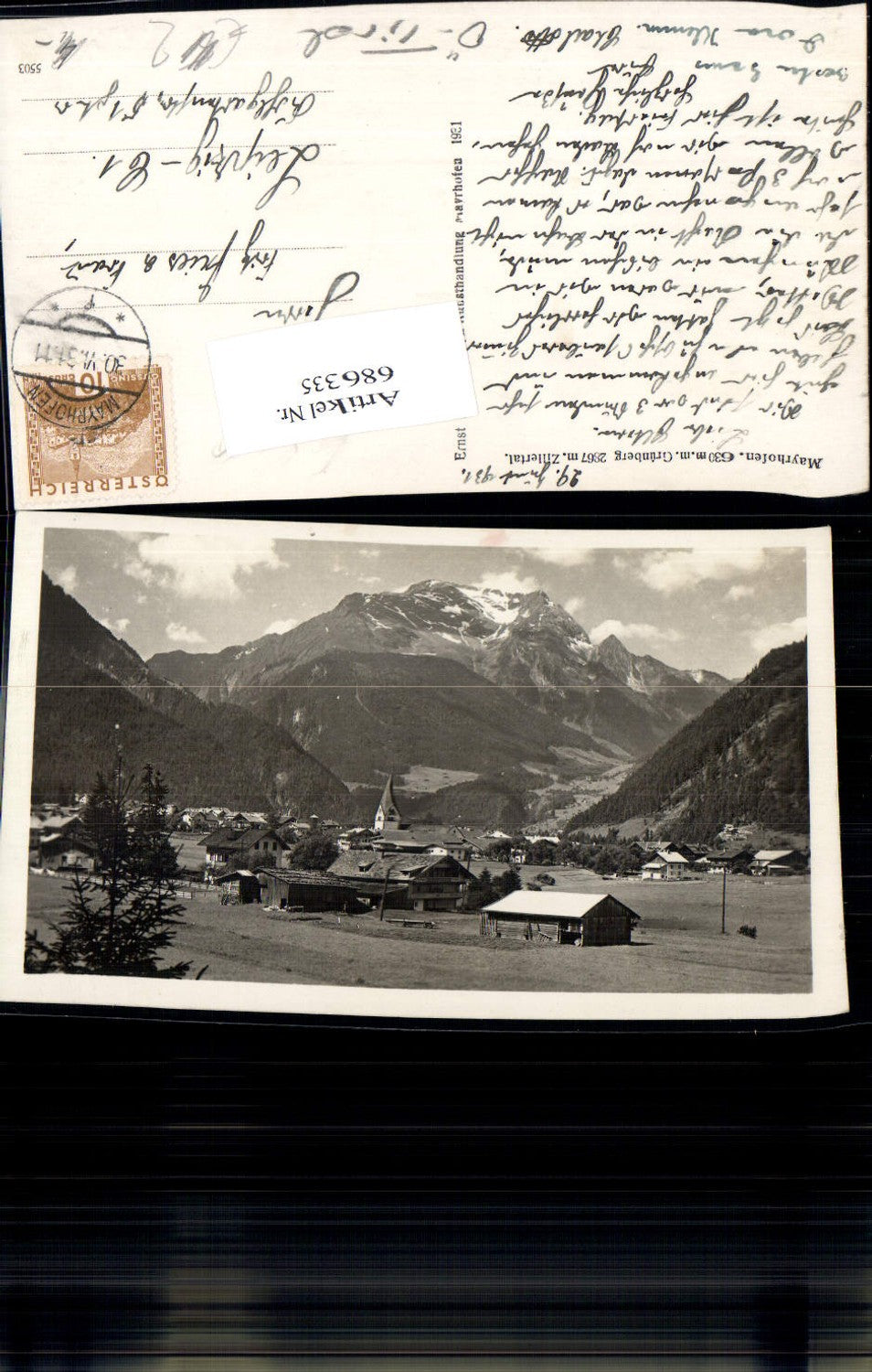 Alte Ansichtskarte – Old Postcard