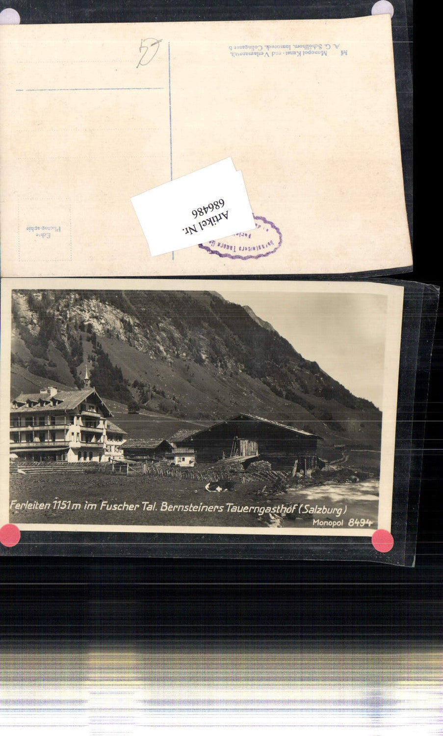 686486 Ferleiten im Fuschertal Fusch Bruck Bernsteiners Gasthaus