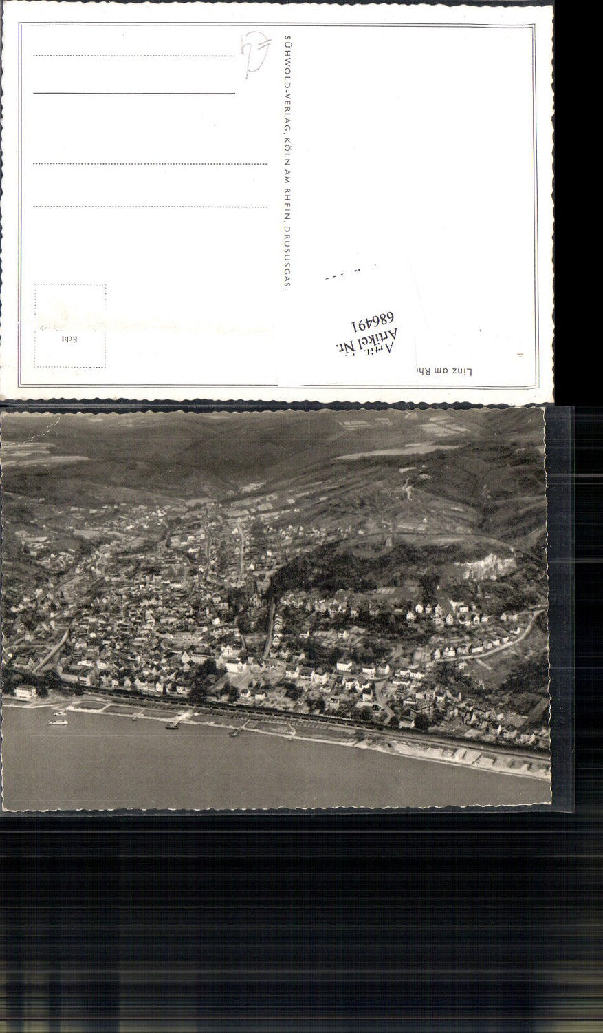 686491 Fliegeraufnahme Linz am Rhein Luftbild