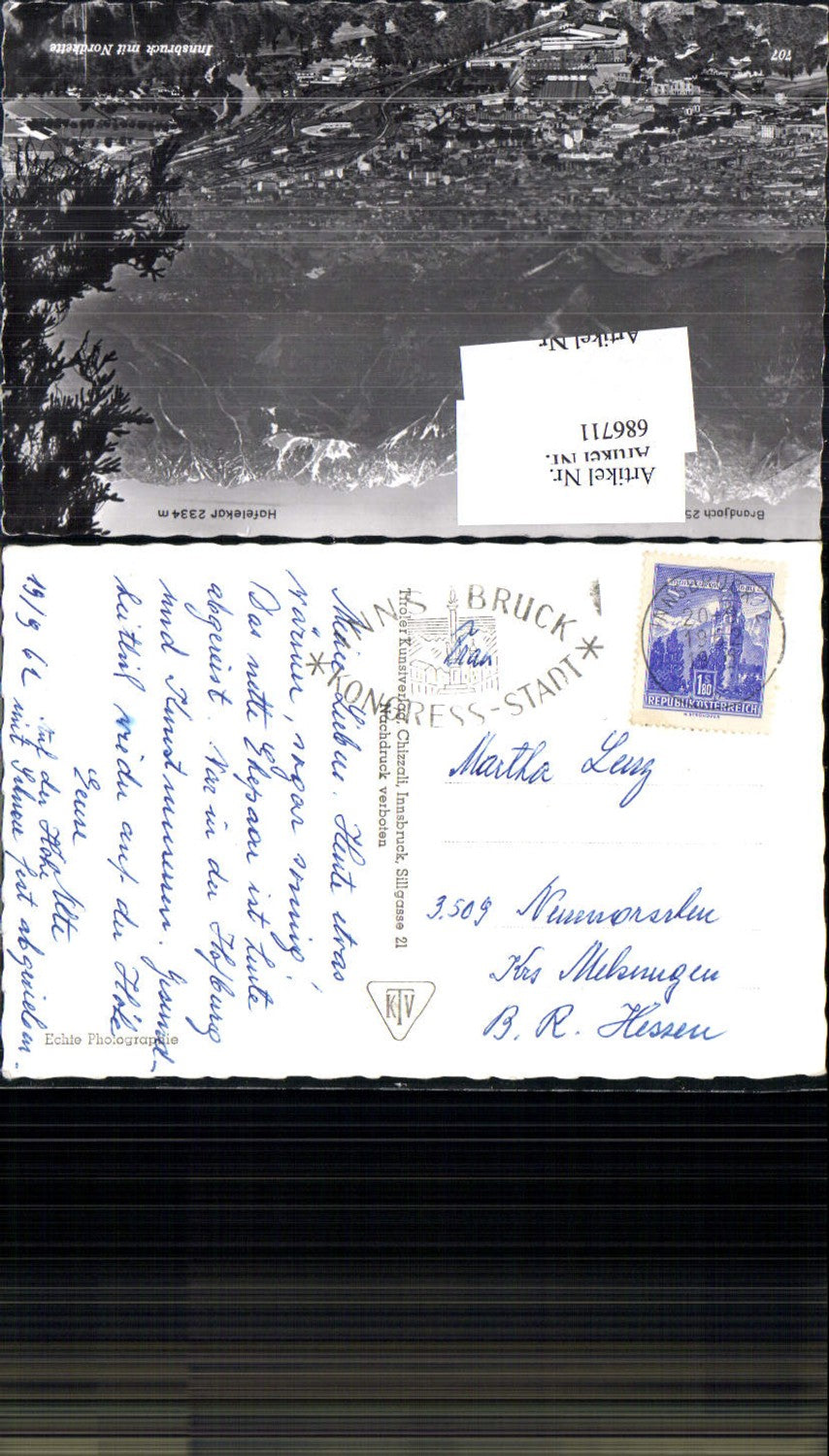 Alte Ansichtskarte – Old Postcard