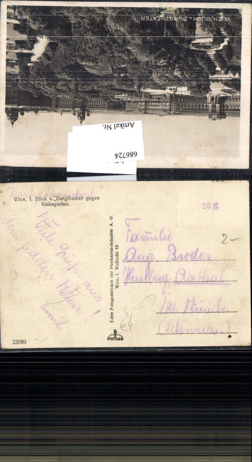 Alte Ansichtskarte – Old Postcard