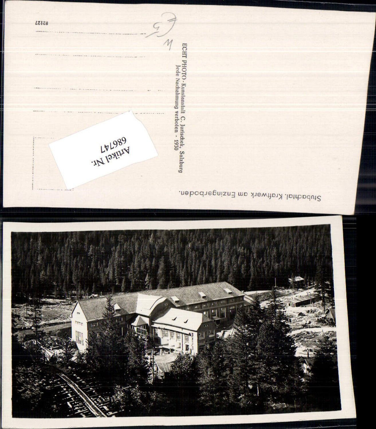 686747 Stubachtal Kraftwerk am Enzingerboden Uttendorf