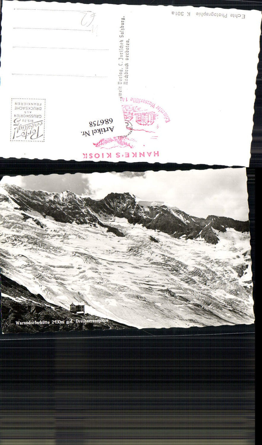 686758 Warnsdorferhütte Warnsdorfer Hütte bei Zell am See Krimml