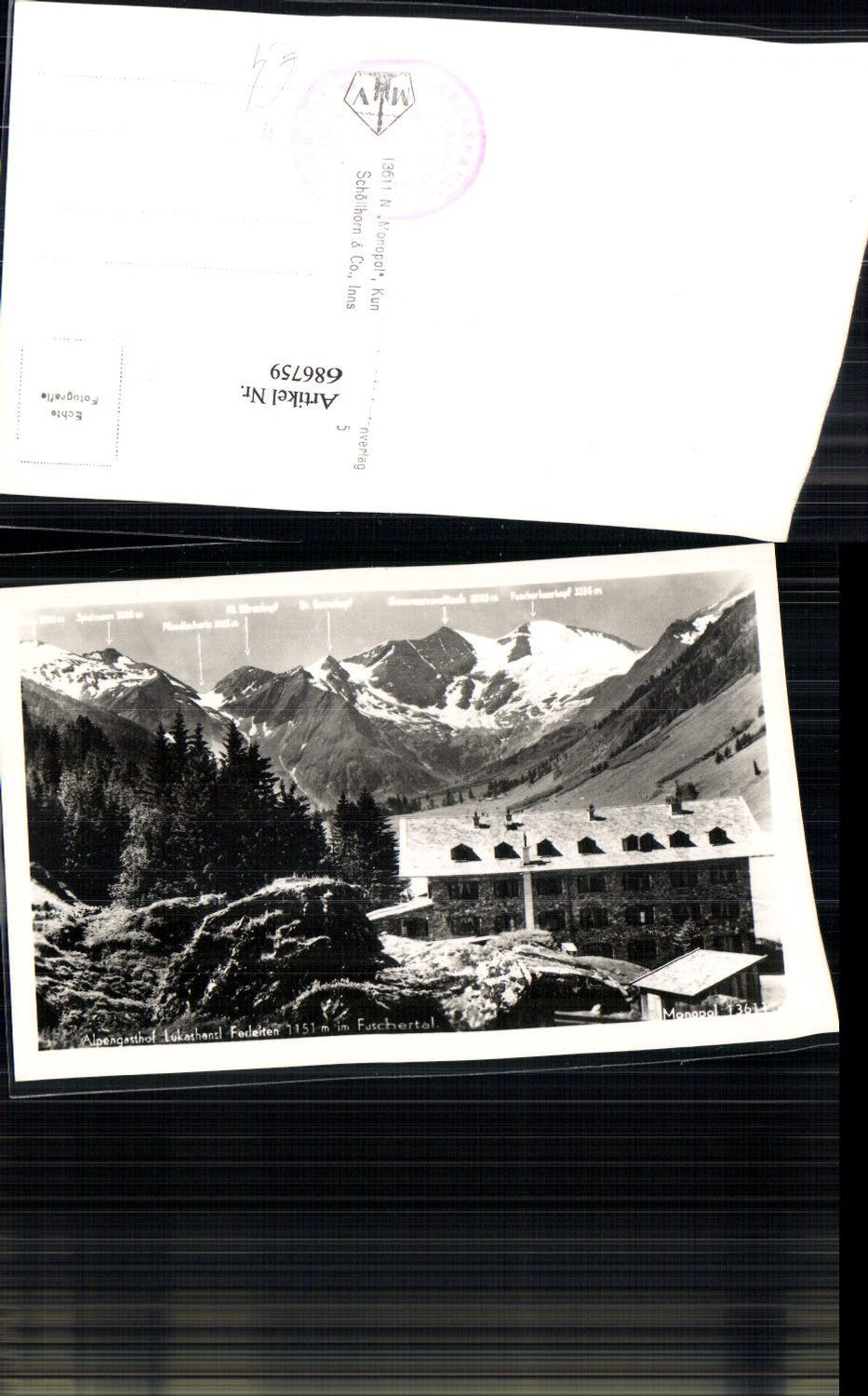 686759 Lukashansl bei Ferleiten Fuschertal